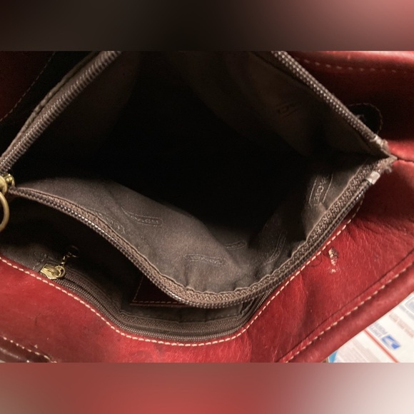 Vintage Coach cranberry red day tote shoulder bag Saturday Matinee 9803 …‎ - Picture 11 of 11